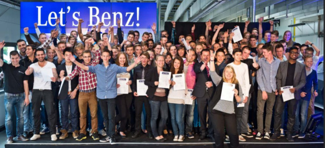  Lets Benz 2013  - die etwas andere Lehrstellensuche: 1.400 Bewerber für das Azubi-Recruiting-Event im Werk Bremen