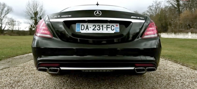 Ohrgasmus: Mercedes S63 AMG (Soundfile /Video): Der neue Mercedes S63 AMG lässt mächtig aufhorchen