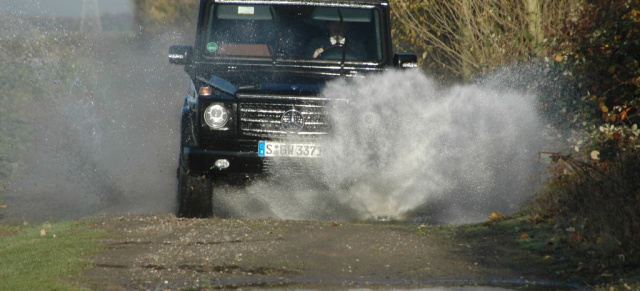 G wie gut: Test  Mercedes  G 320/350 CDI: Mercedes-Fans.de teste die V6-Dieselpower des kultigen Geländewagens/Text & Bilder Jörg Sand