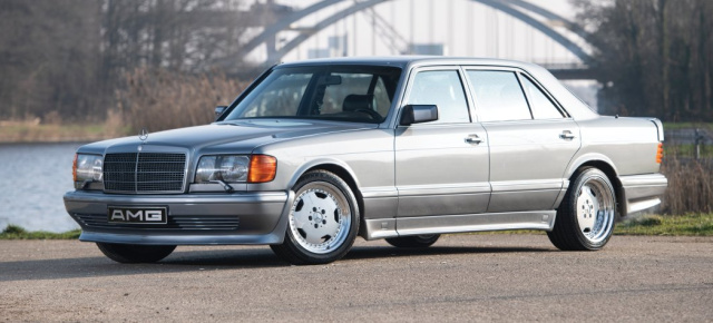 Kult-Kracher: 1989er Mercedes-Benz 560 SEL 6.0 AMG: Der Boss-Benz von AMG kommt demnächst unter den Hammer