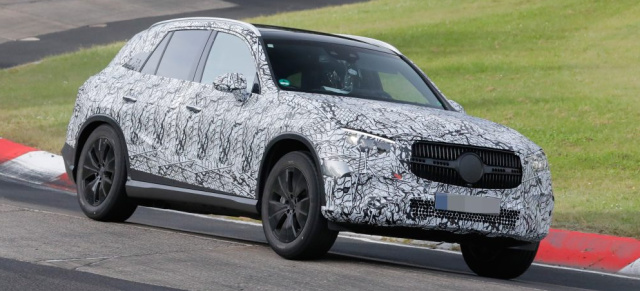 Mercedes Erlkönig erwischt: Aktuelle Bilder vom Mercedes GLC II X254