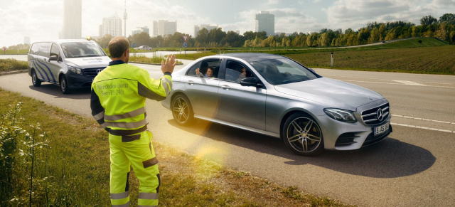 50 Jahre  Service-Notdienst von Mercedes-Benz: Service und Hilfe rund um die Uhr: Der Service-Notdienst von Mercedes-Benz feiert Jubiläum