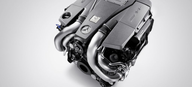 Kompetenz in Kraft: Der neue AMG 5,5 Liter Biturbo V8: Mit seinem neuen V8 kommt der hauseigene Mercedes Veredler kraftvoller und effizienter in die Gänge