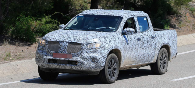 Mercedes-Benz Erlkönig erwischt: Spy Shot: Aktuelle Bilder vom Mercedes-Benz Pickup X-Klasse