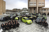 Endspurt: F-CELL World Drive ist nach 30.000 Kilometer auf die Zielgerade eingebogen: Die Brennstoffzellen-B-Klassen werden am 1. Juni  in Stuttgart mit großem Bahnhof empfangen 