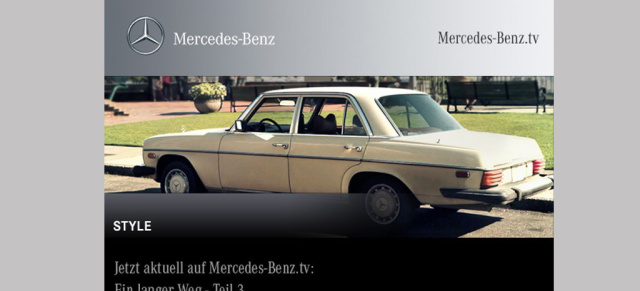 Jetzt aktuell auf Mercedes-Benz.tv: Ein langer Weg - Teil 3: 
