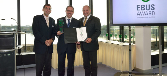 EBUS Award an Citaro FuelCELL-Hybrid verliehen: Auszeichnung für fortschrittliche Hybrid-Technologie von Mercedes-Benz