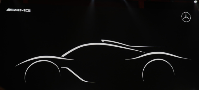 Pariser Autosalon 2016: Designsketch vom AMG-Hypercar: Erste offizielle Grafik vom Mercedes-AMG R50