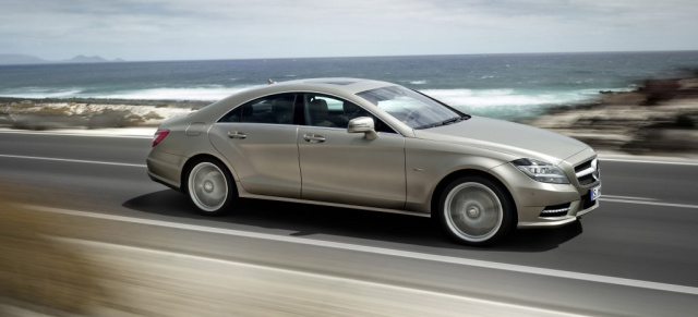 Ab  sofort bestellbar:  Verkaufsfreigabe für den neuen Mercedes-Benz CLS: Das elegante Mercedes Coupé steht ab Januar 2011  bei den europäischen Händlern