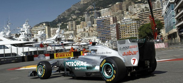 F1 Vorbericht: Großer Preis von Monaco: Beim Freien Training am Donnerstag belegten die Mercedes Silberpfeile Platz 3 und 7 