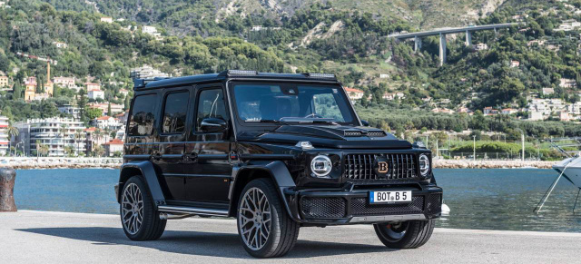 Premiere Der Neue Mercedes Amg G63 Mit Brabus Breitseite