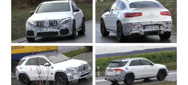 Mercedes-AMG Erlkönige erwischt: AMG-Spy-Shot-Double-Feature: GLE 63 & GLC 63 Coupé gefilmt