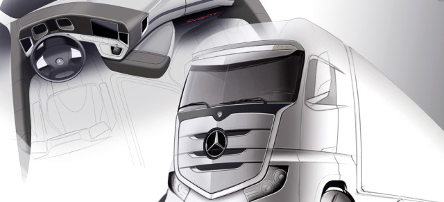 Doppelerfolg für den Mercedes-Benz Actros : Mercedes-Benz Actros gewinnt gleich zwei renommierte Designpreise