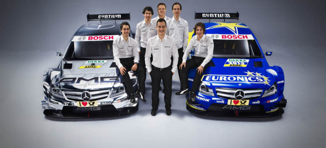 DTM 2013: Mercedes AMG mit Sechs-Appeal: Mercedes-Benz startet in der DTM-Saison 2013 mit sechs DTM Mercedes AMG C-Coupés