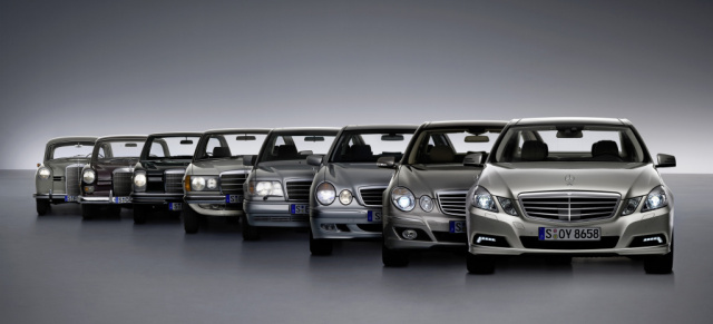 Alles „E“ oder wie?: Sonderschau der oberen Mercedes-Mittelklasse im "Schuppen Eins"