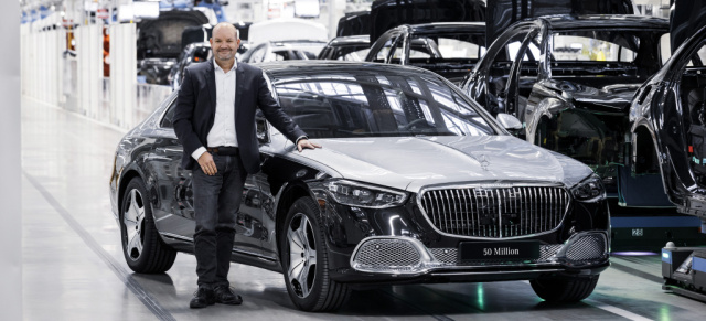 Produktionsjubiläum bei Mercedes-Benz: 50 Millionen Fahrzeuge in 75 Jahren