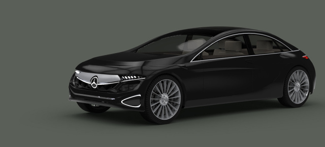 Mercedes EQ von morgen: Blick in die Zukunft: Sähe so ein EQ Kompakt-Limousine aus?