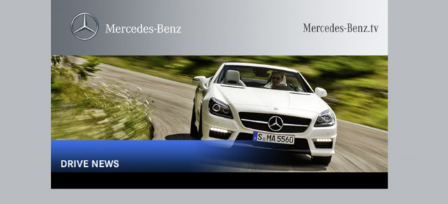 Jetzt auf Mercedes-Benz.tv: Der neue Mercedes SLK 55 AMG: 