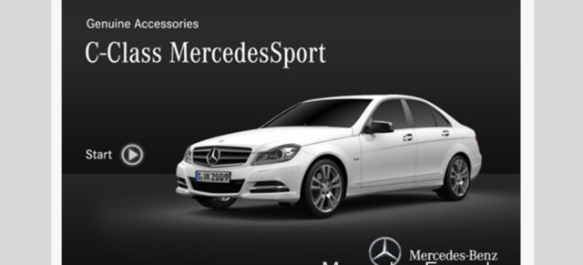 "Ich seh in 3D" - neue App von MercedesSport für iPhone/iPad: Neu: Dreidimensionale Darstellung des Styling Zubehörs von MercedesSports