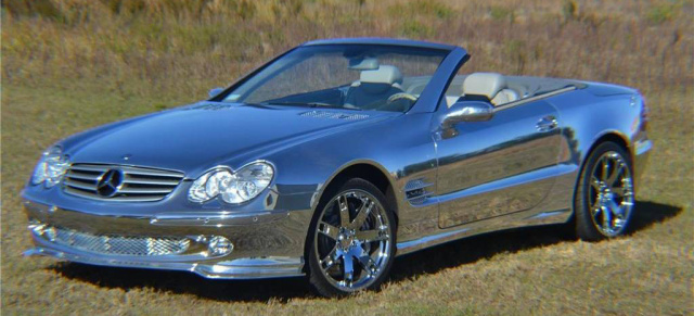 Chromjuwel: Silberfrischer Mercedes SL 600: Mehr Sternglanz geht nicht 