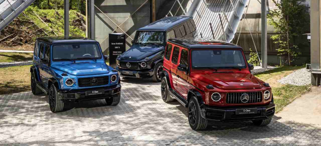 40 Jahre Mercedes-Benz G-Klasse: Vier G-schenke zum 40. G-burtstag der G-Klasse