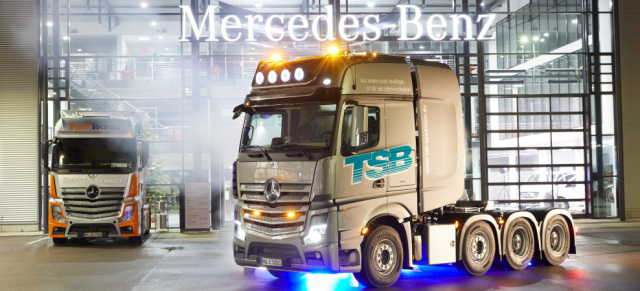 Big Benz: 500ste Mercedes-Benz Actros SLT Schwerlastzugmaschine übergeben