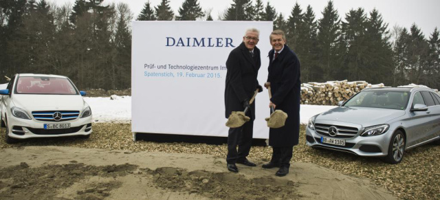 Daimler Prüf- und Technologiezentrum Immendingen: Offizieller Spatenstich -   rund 300 Arbeitsplätze entstehen