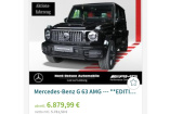 „Top-Luxury“-Leasing: G-eht‘s noch?: Ist der Preis heiß? Mercedes G63 Edition 55 - 6.879 € brutto/Monat