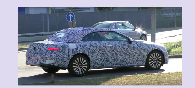 Mercedes Erlköng erwischt: Spy Shot Videos: das kommende Mercedes E-Klasse Cabriolet im Video-Double-Feature