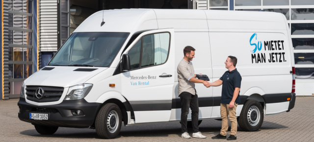 Mercedes-Benz Van Rental: Internet-Auftritt von Mercedes-Benz Van Rental ab sofort online