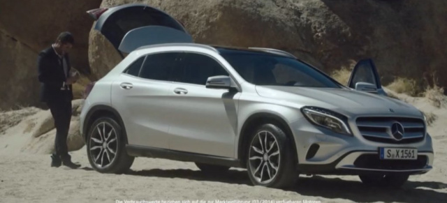Video: Mercedes-Benz GLA - Freiheit ist ansteckend: 5minütiger "Spielfilm" mit und über das Kompakt SUV von Mercedes-Benz