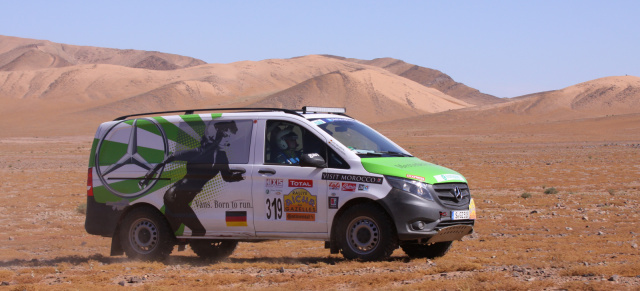 Aicha des Gazelles in Marokko: Die Mercedes-Teams liegen gut im Rennen!