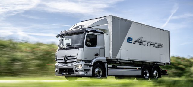 Mercedes-Benz Trucks & Elektromobilität: Erster Großauftrag für batterie-elektrischen eActros