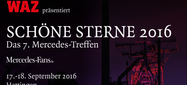 SCHÖNE STERNE 2016: 17./18. September, Hattingen: All about the Mercedes event in english language