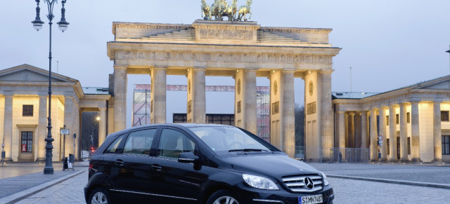 Mercedes-B-Klasse: Ein Star ist auf dem Weg zum Millionär: Weltweit über 700.000 B-Klassen an Kunden ausgeliefert