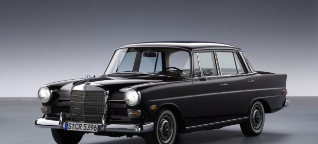 Mercedes-Benz Baureihen: W110 - die "kleine" Heckflosse (1961-'68): Erstmals eine Sicherheits-Fahrgastzelle mit Knautschzonen
