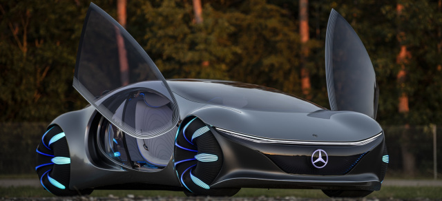 Faszination: Erste Fahrt im elektrischen Mercedes Vision AVTR: Von Avatar zu AVTR - Wenn Designer Regisseure werden