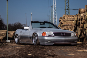Mercedes-Benz 500 SL: Lust auf Low: Heruntergekommen: Mit dem 93er R129 ging es abwärts