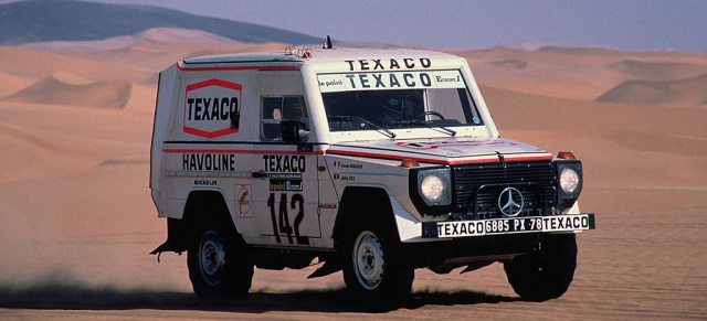Vor 40 Jahren: Siegreiche Schlacht in der Wüste: Jacky Ickx siegt auf Mercedes-Benz 280 GE bei der Rallye Paris–Dakar