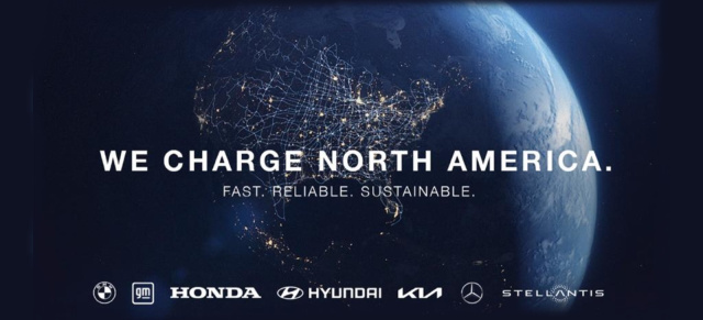Mercedes und BMW verbünden sich gegen Tesla: 7 Autohersteller wollen führendes Hochleistungs-Ladenetz in Nordamerika errichten
