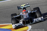 Formel 1 Tests in Valencia beendet: Schumi zufrieden  Auto am Ende aber mit Problemen: Auch am dritten und letzten Testtag in Valencia gelang Michael Schumacher die drittbeste Zeit.  Alonso im Ferrari fuhr die Tagesbestzeit.