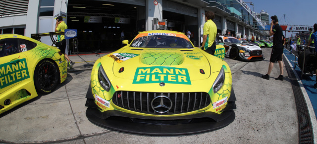 MANN-FILTER beim ADAC GT Masters auf dem Nürburgring: Die Mamba schnappt wieder zu!