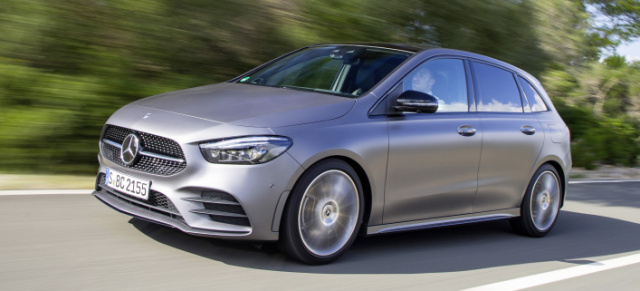 ADAC Autotest Bestenliste 2019: ADAC kürt  Mercedes B 220 d zum besten Testwagen 2019