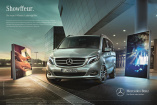 Die neue V-Klasse. Lebensgröße. - Mercedes-Benz startet humorvolle Kampagne zur Markteinführung: Emotionale und zielgruppenspezifische Printanzeigen, TV Spot und digitale Kommunikation mit Online-Videoclip und Webspecial 