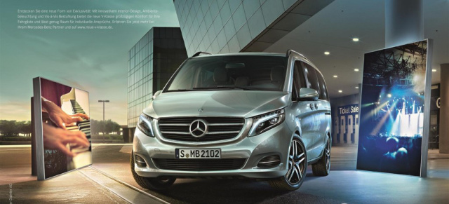 Die neue V-Klasse. Lebensgröße. - Mercedes-Benz startet humorvolle Kampagne zur Markteinführung: Emotionale und zielgruppenspezifische Printanzeigen, TV Spot und digitale Kommunikation mit Online-Videoclip und Webspecial 