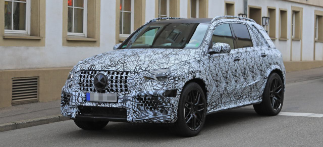 Mercedes-AMG Erlkönig erwischt: Star Spy Shot: Serienreifer Prototyp des Mercedes-AMG GLE 63 2019