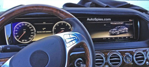 Mercedes S-Klasse 2014 - erste Bilder vom Interieur: Autospies.com hat neue Fotos Aktuelle Aufnahmen von den inneren Werten der kommenden Oberklasse mit Stern  