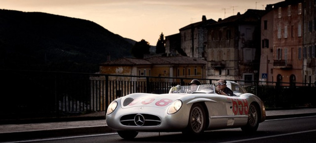 Mille Miglia 2013: Tausend Meilen von Brescia nach Rom und zurück: Legendäre Mercedes-Benz Klassiker rollen wieder durch Italien