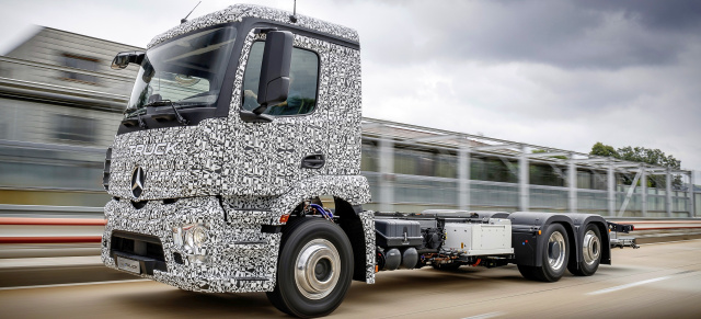 Mercedes-Benz Urban eTruck: Mercedes-Benz präsentiert weltweit ersten vollelektrischen Lkw für schweren Verteilerverkehr