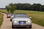 10. Int. Jahrestreffen W124CC-Club: Eine tolle Beteiligung von rund 50 Fahrzeugen (Cabrios, Coupés und Achtzylinder-Limousinen) krönte das Jubiläumstreffen mit Ausgangspunkt in Regensburg.